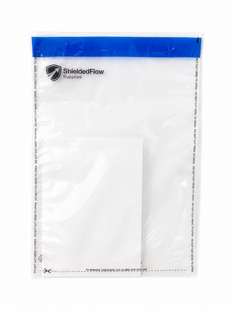 Tamper-Evident Security Bag 35 × 52 cm — 10 Pack